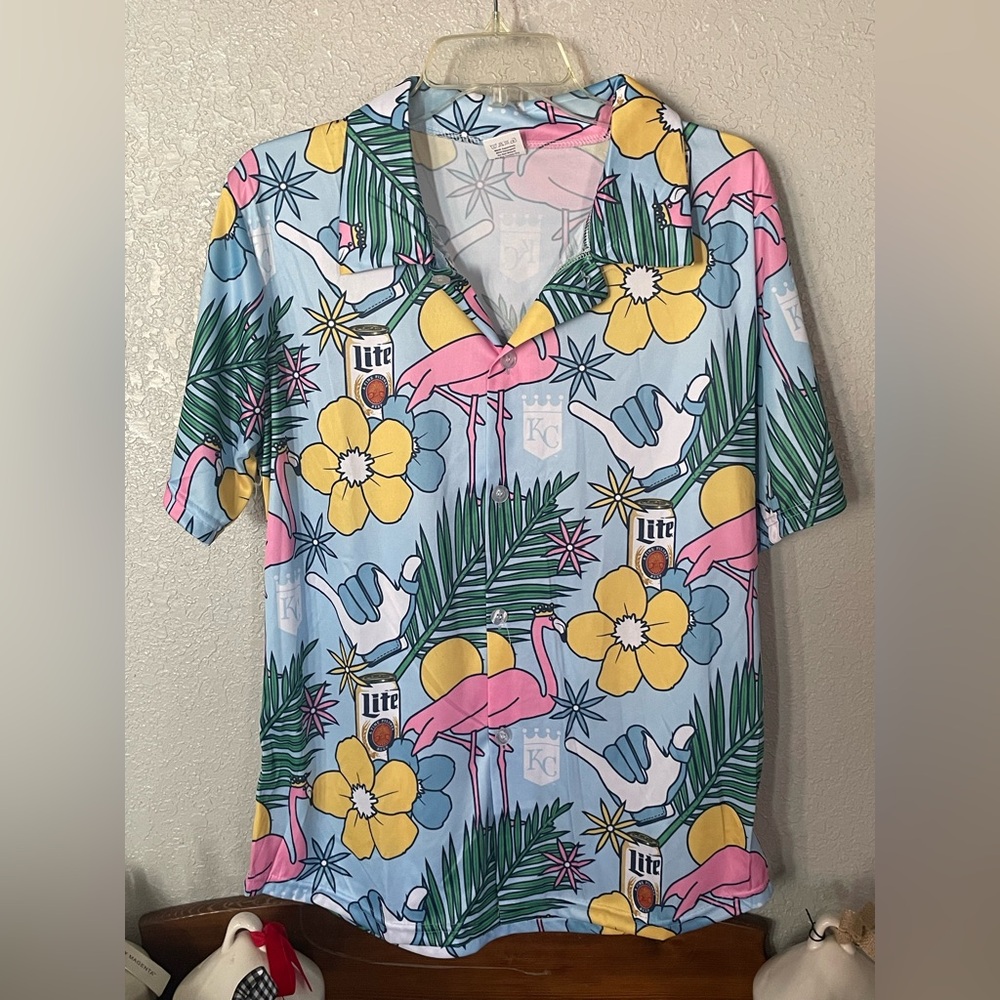 *Tropical Flamingo KC ROYALS MILLER LIGHT